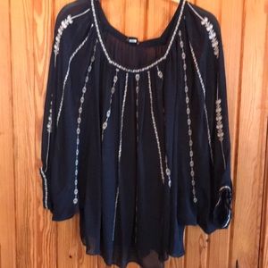 Lucky Brand dolman sleeved blouse